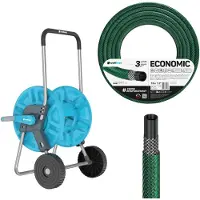 Cellfast Economic - tuinslang 1/2'' 50 m met slanghouder - slangwagen 1/2" 60 m