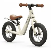 Nee Loopfiets 12 inch met Luchtbanden - Kinderfiets voor Jongens en Meisjes - Vanaf 2 jaar - Inclusief fietspomp - Buitenspeelgoed - Verstelbaar zadel - Lichtgewicht Magnesium (3,1 kg) - Wit