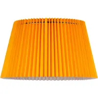 Home Sweet Home Papieren Gevouwen Lampenkap - Conisch - Oranje - ø40 x 24 cm - E27 fitting - Voor Staande Lamp - Ontworpen voor woonkamer en eetkamer
