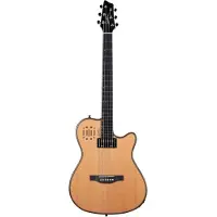 Godin A6 Ultra Deluxe, Natural HG elektrisch-akoestische westerngitaar