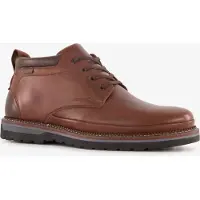 Hush puppies leren heren veterschoenen cognac maat 42