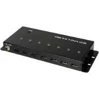Logilink UA0317 hub & concentrator USB 3.0 (3.1 Gen 1) Type-B 5000 Mbit/s Zwart