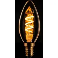 Expo ETH Led spiraal filament kaars E14 5w 3 stappen dimbaar helder 2200k