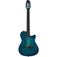 Godin Multiac Nylon Oceanburst LTD Ocean Burst elektrisch-akoestische klassieke gitaar