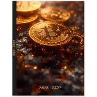 Soho Agenda - A5 Formaat - 21x14,5cm - Jaar 26/27 - 12 maanden - Augustus t/m Juli - 1 week op 2 pagina's - Harde kaft - Met leeslint - Crypto