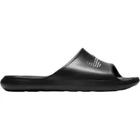 Nike Heren Victori One Swoosh Sliders (Zwart, Wit)