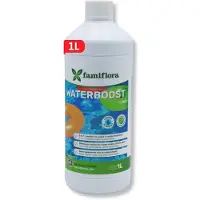 Famiflora Waterboost vloeibaar 1L - tegen troebel water! - Maakt troebel water helder zodat zwemmen weer plezierig wordt