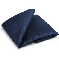 Suitable Zijde Pochet Indigo Blauw - | Donkerblauw | Maat one size