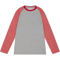 Farah Raglan-baseball-T-shirt voor kinderen (Oranje)