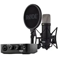 Rode Nt1 Signature Black + Ai-1 Studio Kit Mk2 Professionele Microfoon