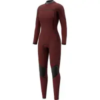 Mystic Jayde 5/4 Mm Double Dames Wetsuit Van Neopreen Met Lange Mouwen En Rits Op De Borst