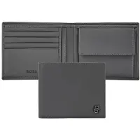 BOSS Portefeuille met muntvak Double B Saffiano