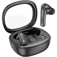 Hoco EQ6 Draadloze Oortjes Bluetooth 5.3 Met Display Zwart