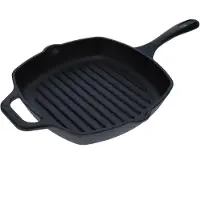 Victoria vierkante grillpan gietijzer enameled 44,1x28,4 cm
