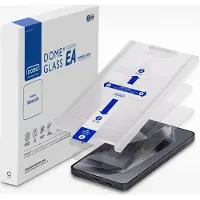 Whitestone Dome EA Glass Geschikt voor Samsung Galaxy S24 | Screen Protector met Installatie Jig | 9H Tempered Glass | Case Friendly | Eenvoudige Montage | Two Pack