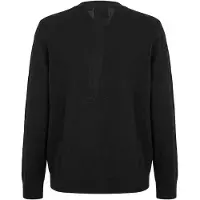 Lyle & Scott Heren Vest met V-hals (Jet Zwart)