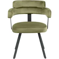 Label51 - Eetkamerstoel Bardio - Hunter - 57x62x79cm - Set van 2