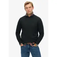 Superdry Trui zwart gemêleerd