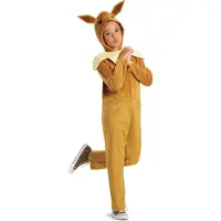 Pokémon POKÉMON, Eevee klassieke jumpsuit met capuchon, Maat S (4-6 jaar)