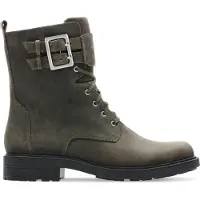 Clarks Orinoco2 Lace Dames Laarzen - Dark Olive Lea - Maat 42