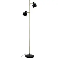 Dyberg Larsen Vloerlampe , Ocean, Zwart, Woonkamer, Metaal, Scandinavisch