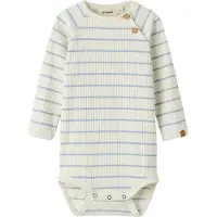 Lil´ Atelier Rompertje/body 'NBMKail' opaal / wit