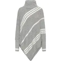 Cream Cape 'Kuma' grijs gemêleerd / wit