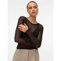 Vero Moda Shirt 'VMLOVA' zwart