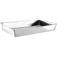 Galicja Platino Serie - Bakvorm - 40x25x6 cm - Verzinkte Staal - Zilver