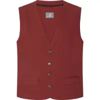 Jan Vanderstorm gilet Plus Size - rood male | Maat: 64 (3XL)