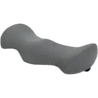 Snq Lendensteunkussen - Kussen - 54,5 × 24 × 11 cm - Lendensteunkussen - Kussen voor ondersteuning van de onderrug - Zacht matraskussen - Geschikt voor bedden, banken en auto's - Grijs