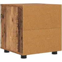 vidaXL Badkamerkast 40,5 x 40 x 44 cm Bewerkt hout Oud Hout