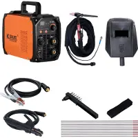 Kibani Lasapparaat TIG-200S incl. 50 Wolfraamelektroden - TIG & MMA Lasapparaat tot 4.0 mm - IGBT-Inverter-Technologie - Compact en Lichtgewicht - Elektrisch Lasapparaat 220V - RVS / Elektrode Lassen