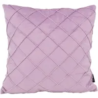 NOVÉE Sierkussen velvet cross lila | 45x45 cm | velvet/polyester