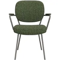 Label51 Eetkamerstoel Lausanne - Forest - Boucle - Forest Metalen Frame
