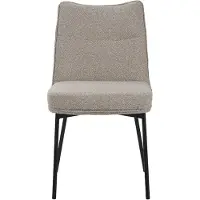 Label51 - Eetkamerstoel Lennon - Beige - 65x50x89cm - Set van 2