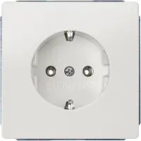 Siemens 5UB1853, DELTA-stijl, Schuko-stopcontact, 10/16A, 250V, afdekplaat, titanium