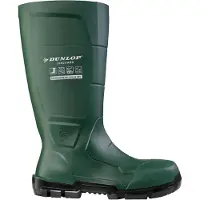 Dunlop Volwassen uniseks Acifort Jobguard Wellington Laarzen (Groen)