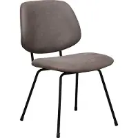 Label51 - Eetkamerstoel Bello - Taupe - 58x47x82cm - Set van 2