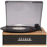 24hShop Platenspeler - Ingebouwde speakers - Retro - Auto stop - Bluetooth - VPB262LW