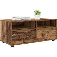 vidaXL TV Kast 100 x 48 x 43 cm Oud Hout Bewerkt hout