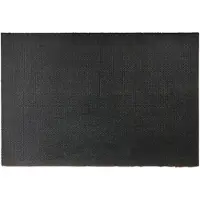 Beliani SAGADA - Deurmat - Beige/Rood - 60 x 90 cm - Kokosvezel/PVC