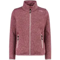 CMP - Girl's Jacket Jacquard Knitted - Fleecevest 116, rood