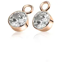 Zinzi Creoolhangers Rose Verguld ZICH186D