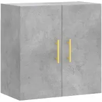 vidaXL Wandkast 60x31x60 cm bewerkt hout betongrijs