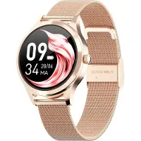 Actyve Smartwatch Dames Rosé Goud - Geschikt voor elke smartphone -