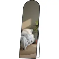 Songmics - Spiegel - Spiegel staand - Aluminium Frame - Veilig Hardglas - Voor Hal of Slaapkamer