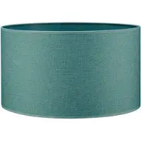 Home Sweet Home lampenkap Canvas 40 - turquoise blauw