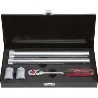 Ks Tools 517.1140 3/8 koppelbougieset met schroefgereedschap, 5-delig