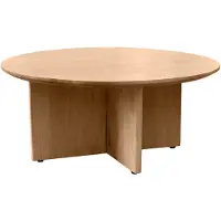 Lewis & Loft Salontafel Lupe - FSC-gecertificeerd mangohout - Rond ø80 cm - Naturel